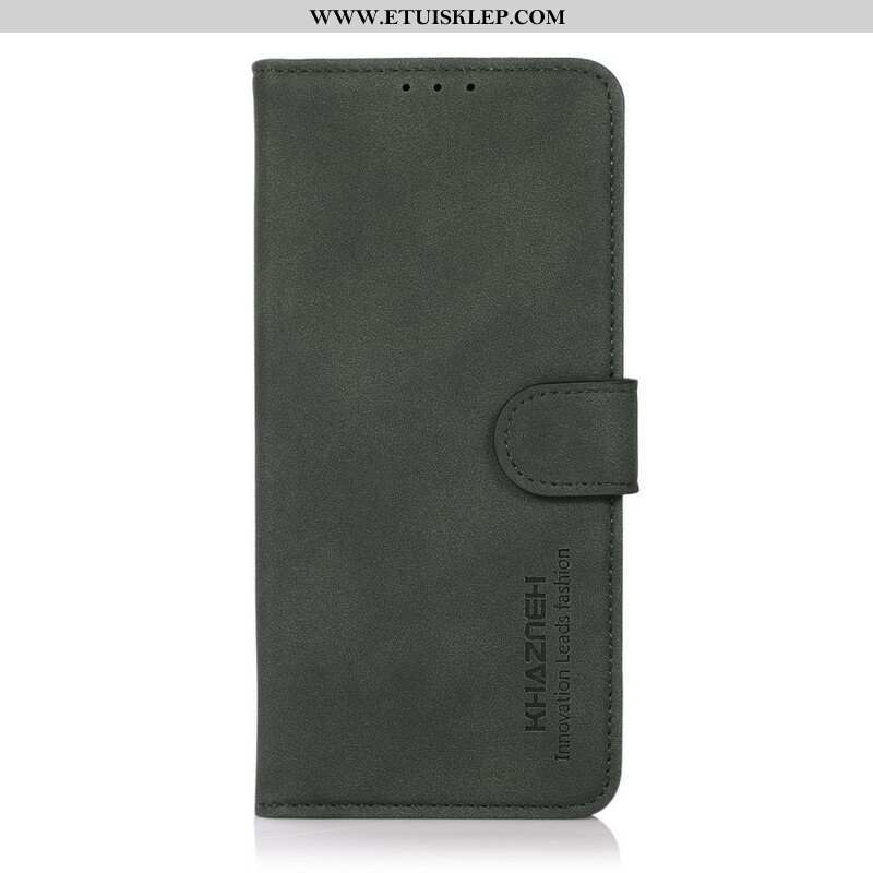 Etui Folio do OnePlus Nord 2 5G Modny Efekt Skóry Khazneh